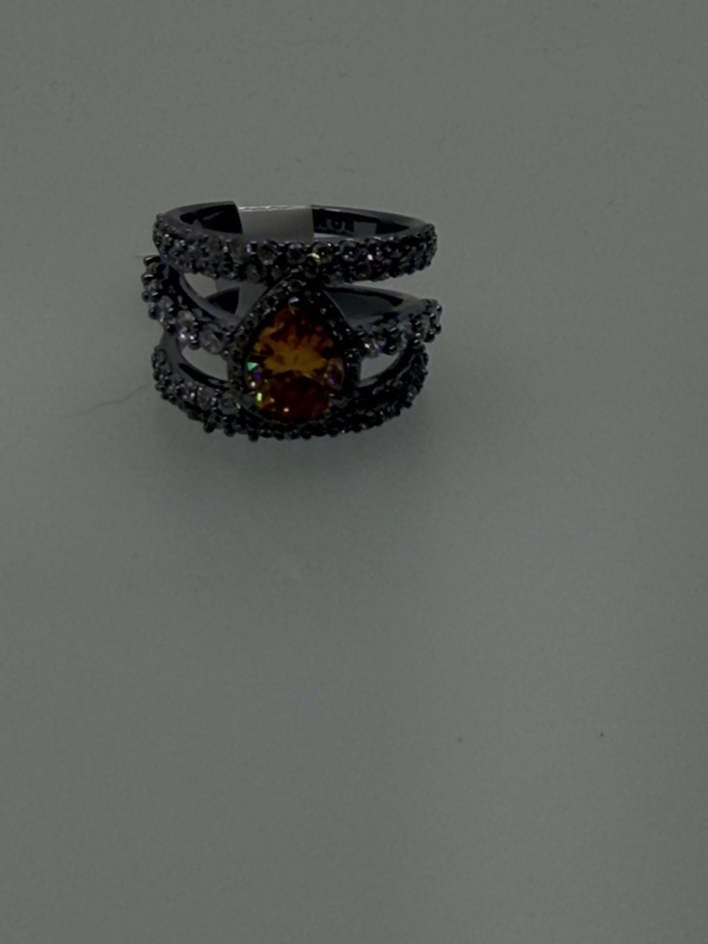 Bomb Party OG Ring- Size 6 Hematite